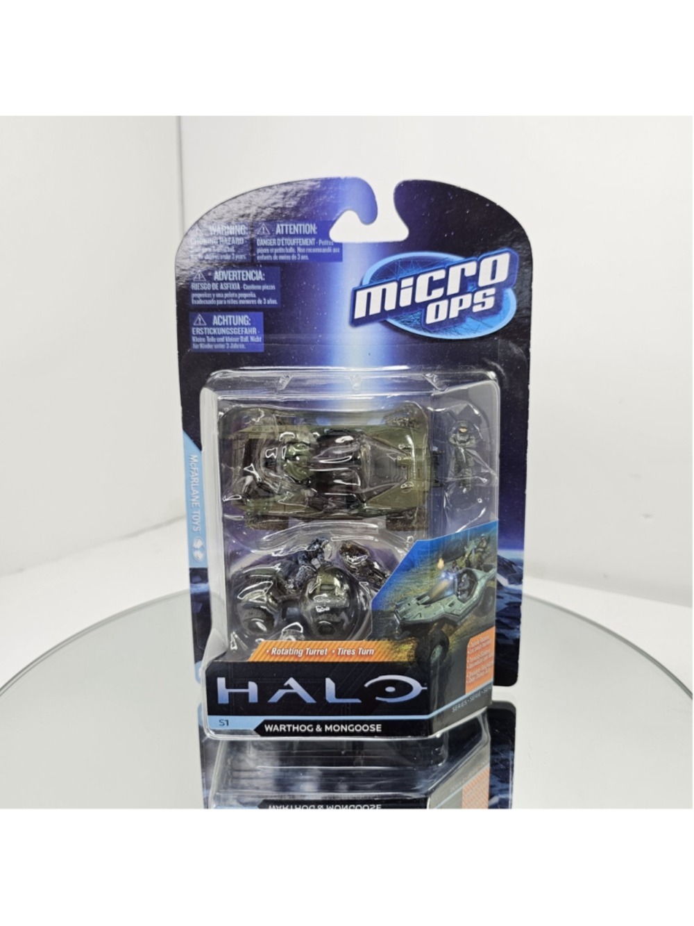 SEALED McFarlane Halo Micro Ops Warthog & Mongoose 2012 NEW